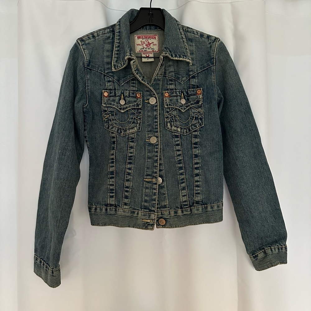 True Religion Women’s Denim Jacket Size Small